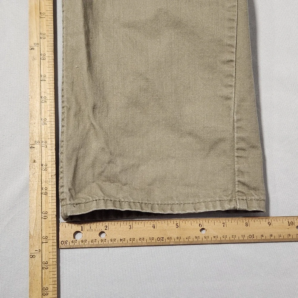 Levis 505 Regular Fit Khaki Tan Jeans/Pants Mens‎ 40x30 Straight Leg Cotton